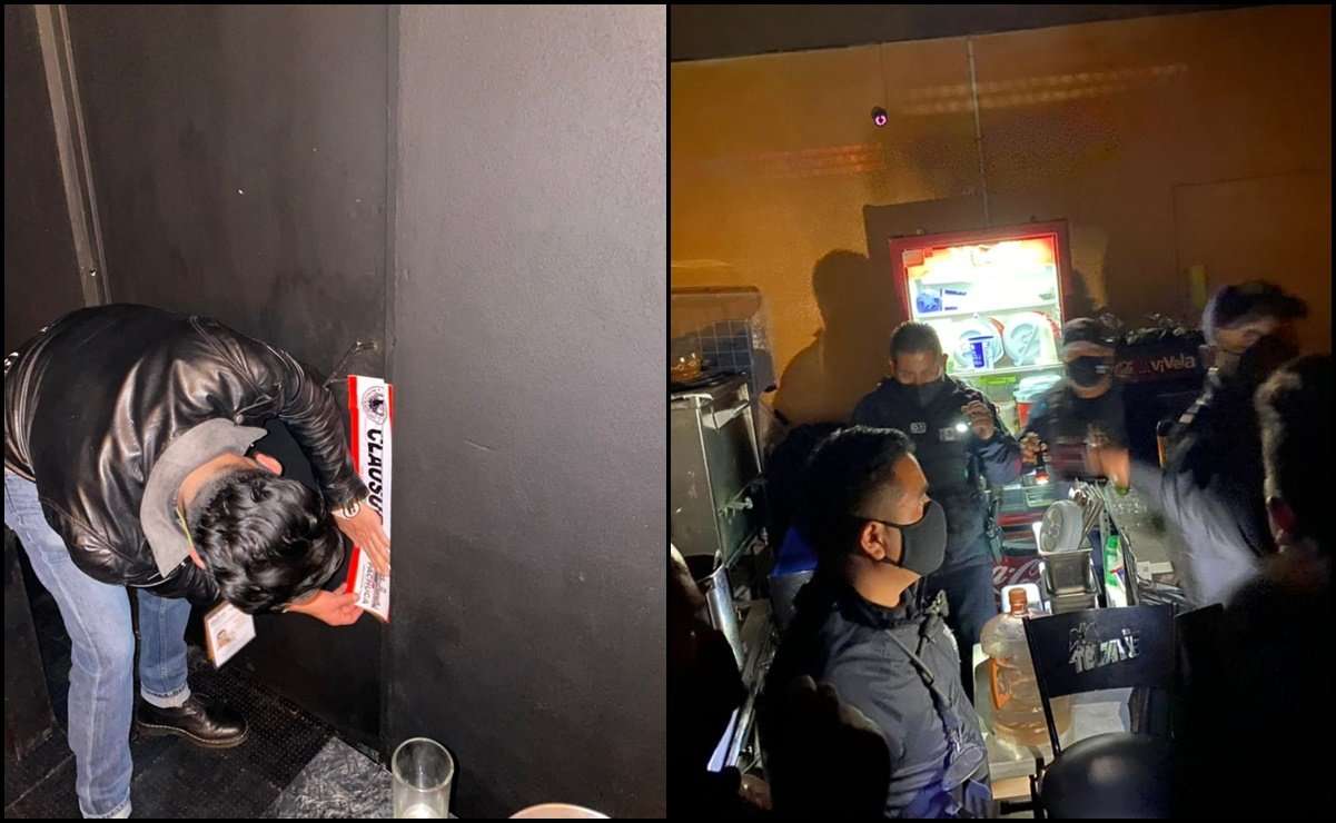 Clausuran bar; jóvenes entraban por... ¡un refrigerador falso!