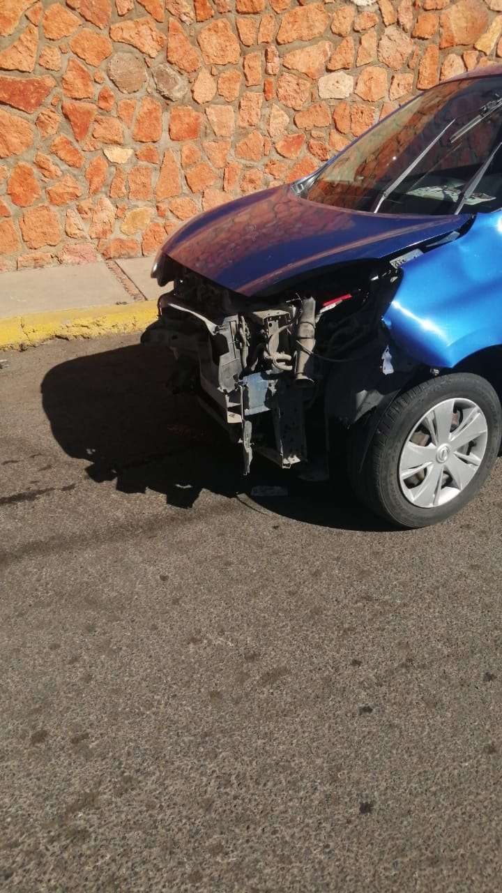 Impactan en la calle décima y juan rangel