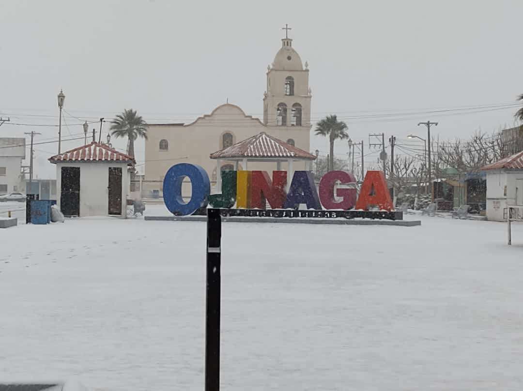 Prevén nevada en ojinaga 