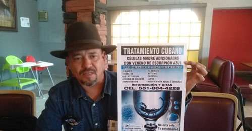 De onapafo a vendedor de veneno de escorpión azul