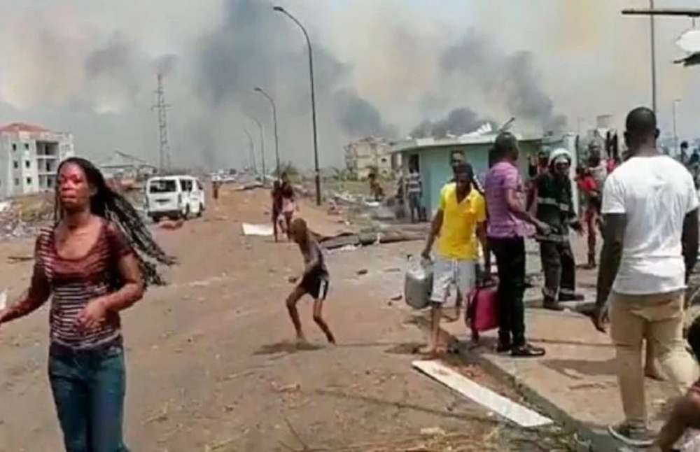 Explosiones dejan 30 muertos en base militar de guinea ecuatorial