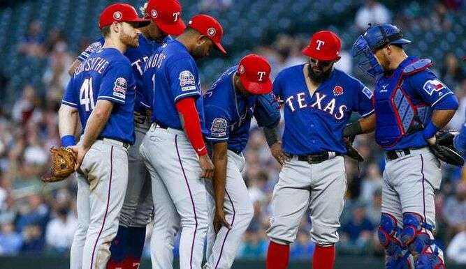 Error que rangers de texas llenen su campo de aficionados: biden 