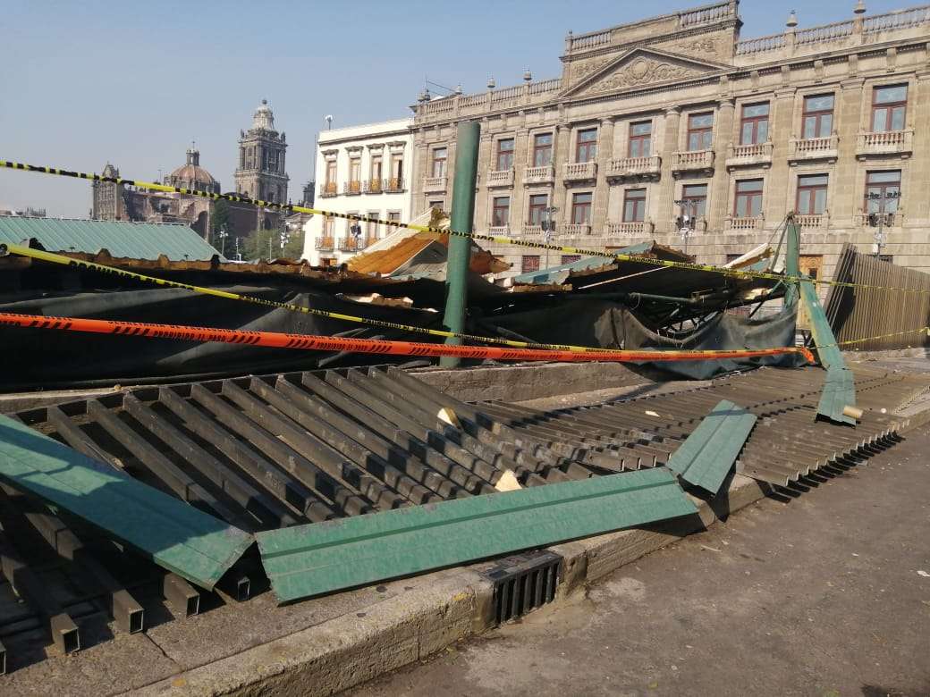 Mínimos los daños del templo mayor por la granizada