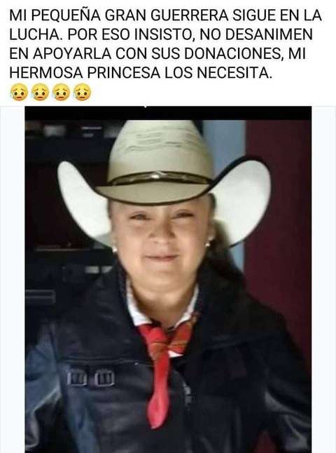 Urgen donadores de plaquetas para la niña carol