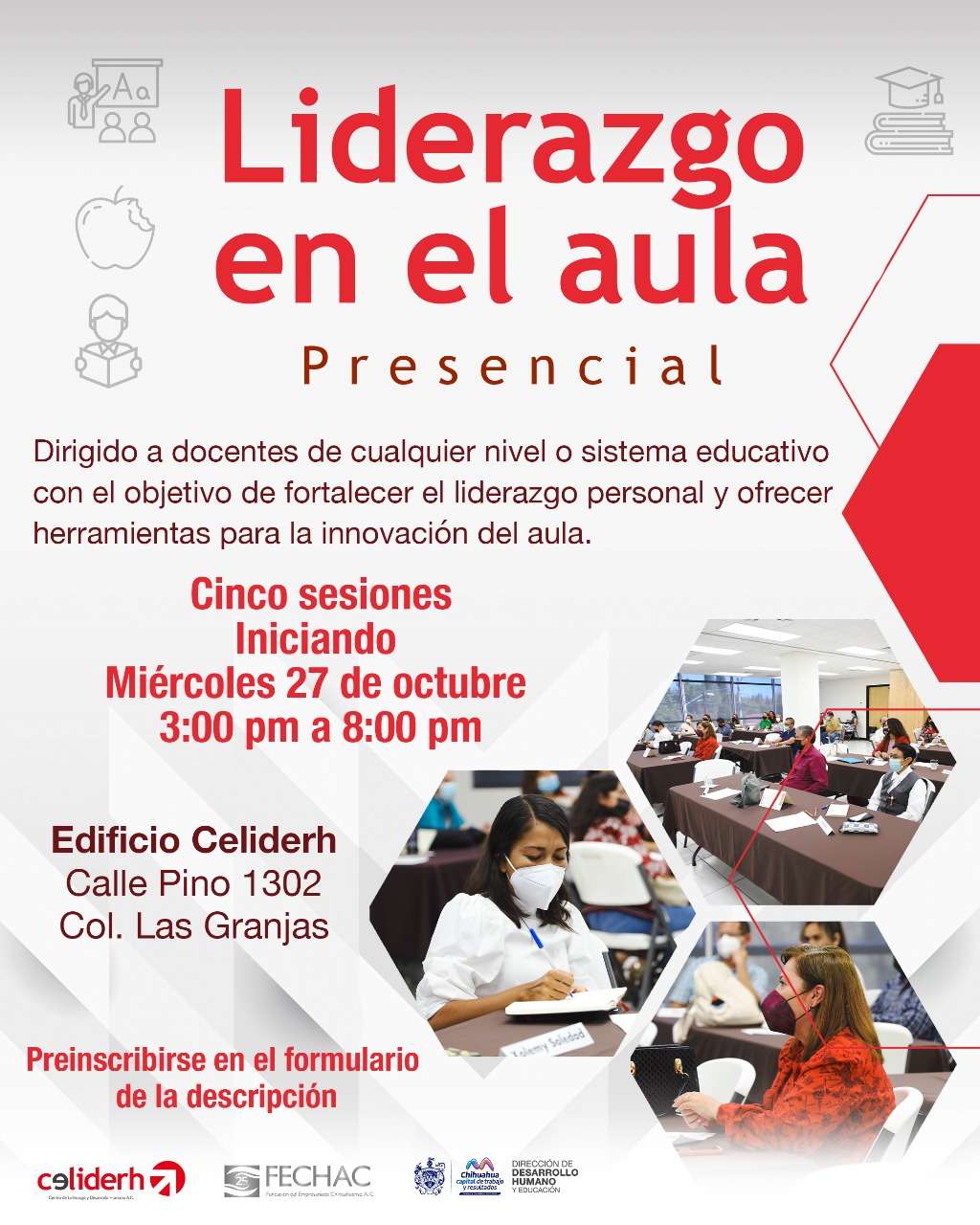 Invitan a docentes a curso liderazgo en el aula