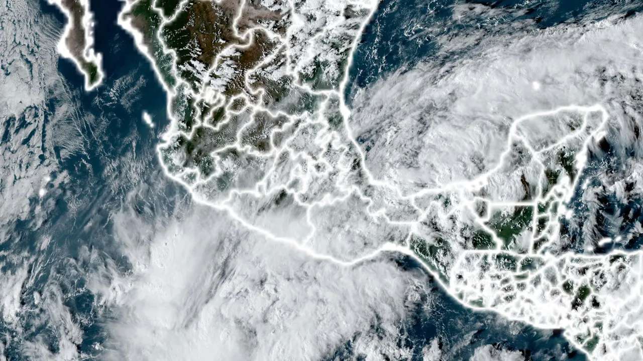 Se forma la tormenta tropical rick en el océano pacífico
