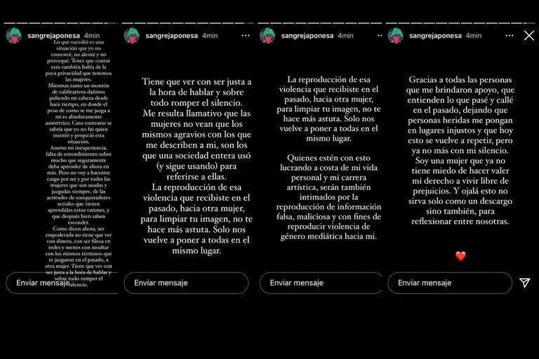 La palabra de la China Suárez