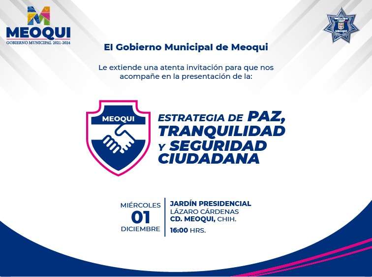 Presentará meoqui programa de seguridad