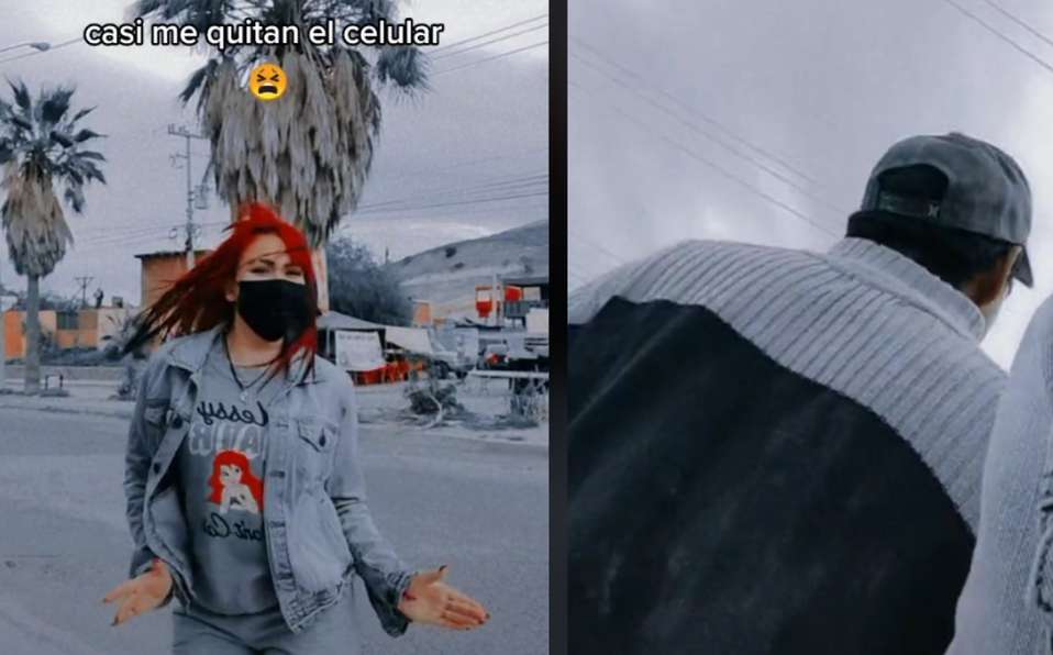 Video: Capta intento de robo al grabar baile de tiktok en la calle