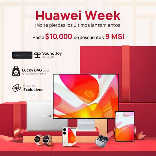Inicia huawei brand week con grandes promociones