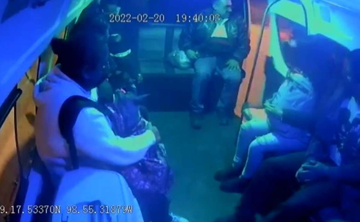 Pasajero suplica a ladrón que no le quite su mochila