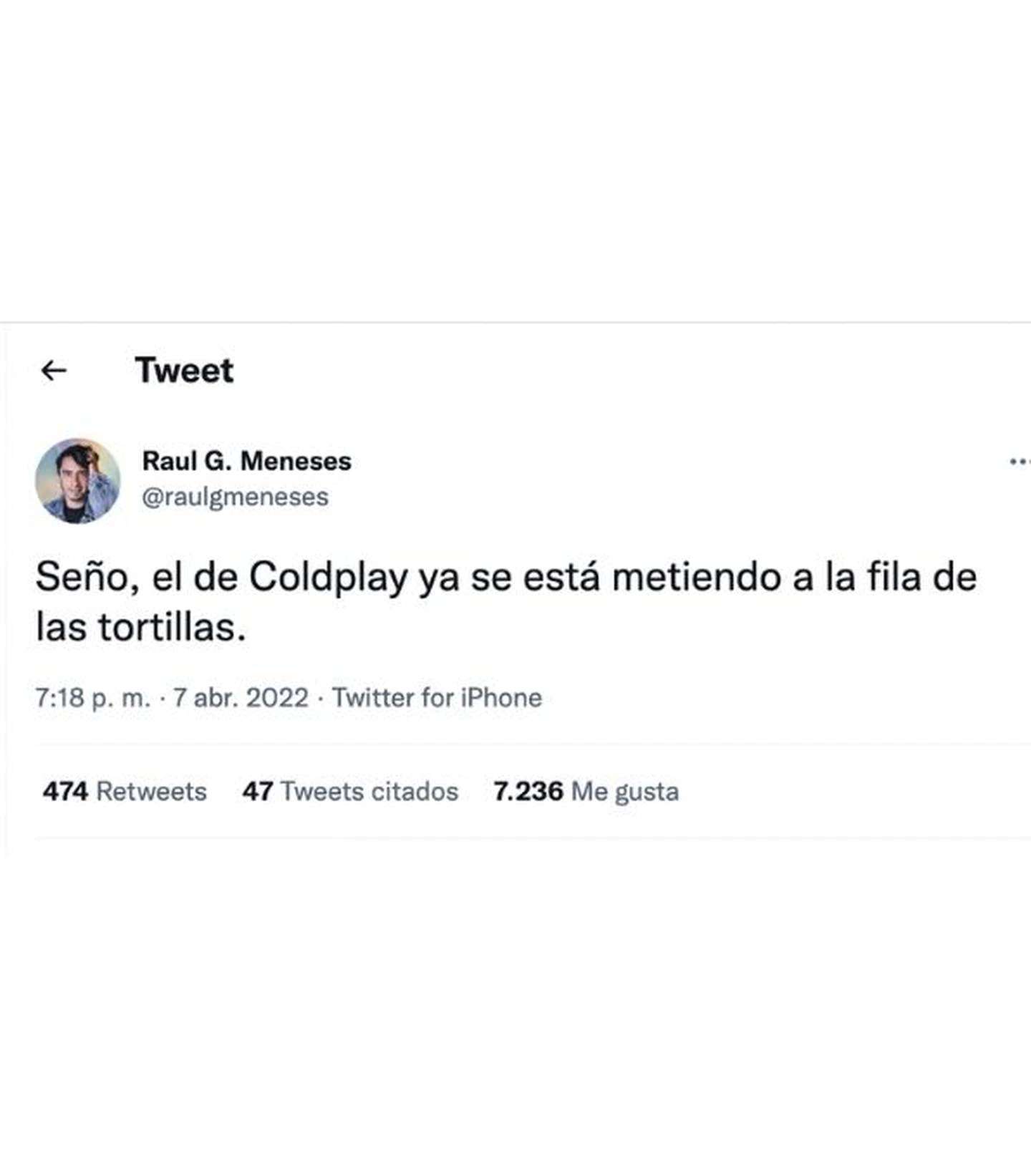 Checa aquí los mejores memes del trend de los de coldplay | La Opción ...