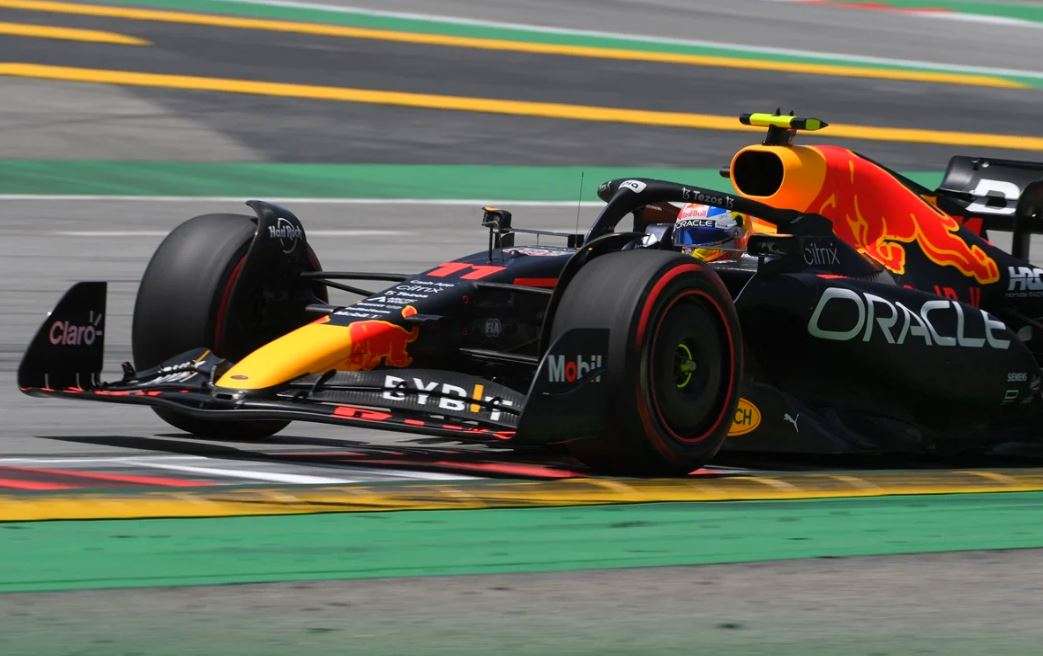 Termina checo pérez sexto en la tercer práctica libre del gp de españa