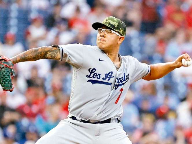 Lleva julio urías a los dodgers a la victoria frente a filadelfia