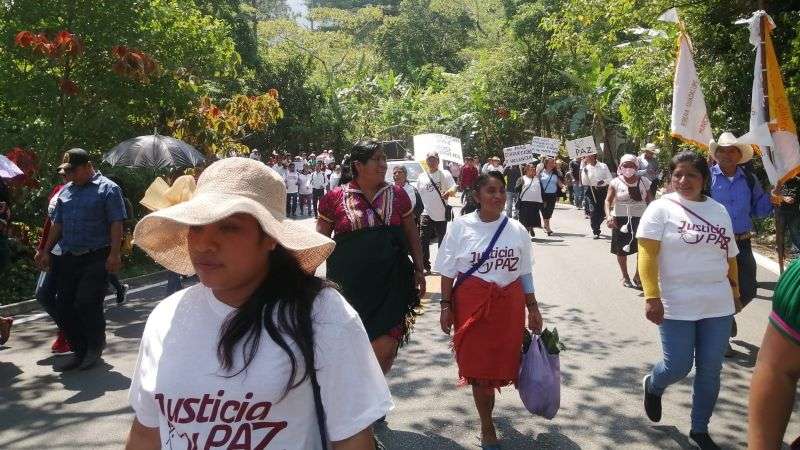 Marchan en chiapas vs escalada de violencia