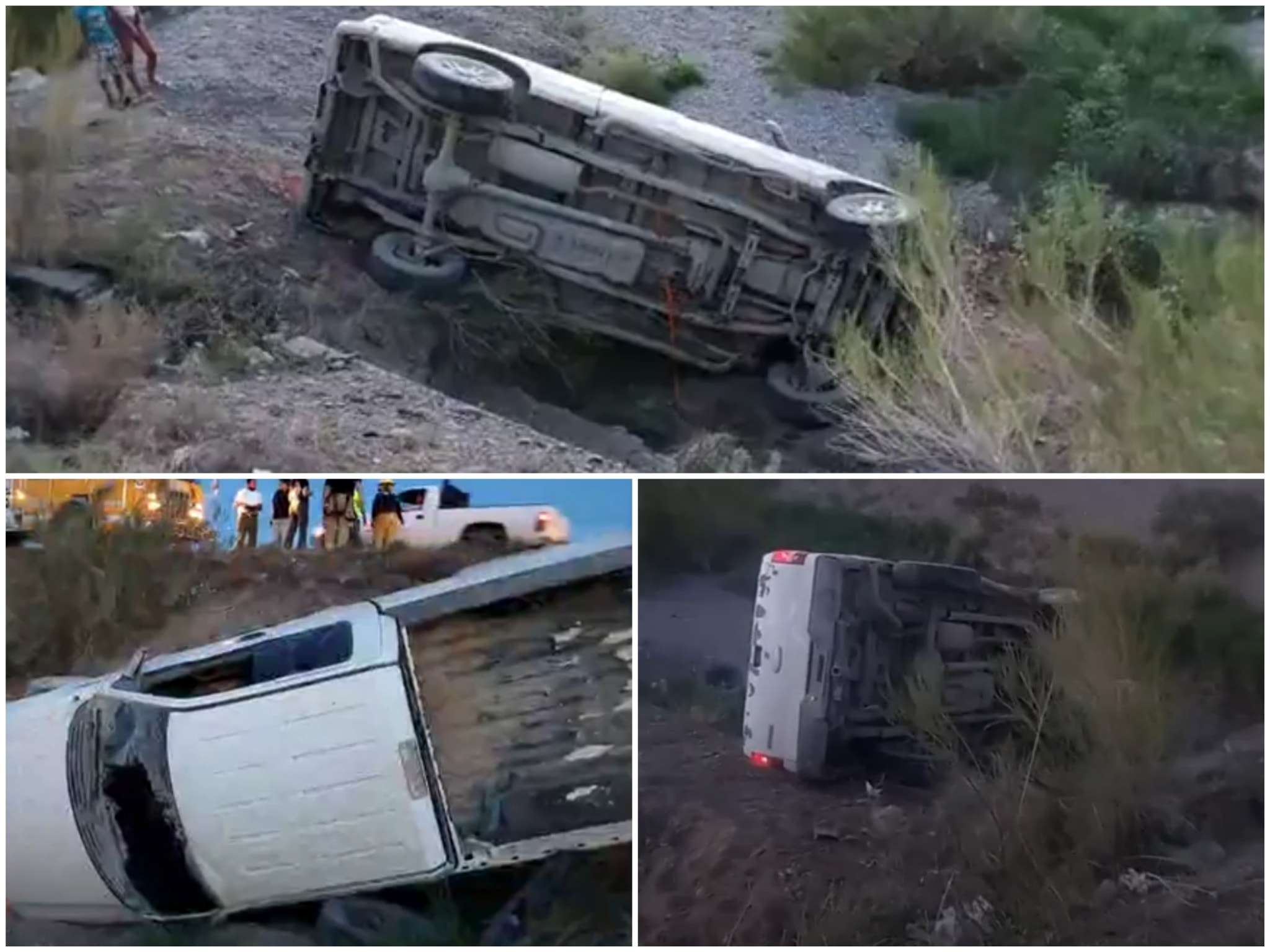 Vuelca conductor ebrio en el divisadero