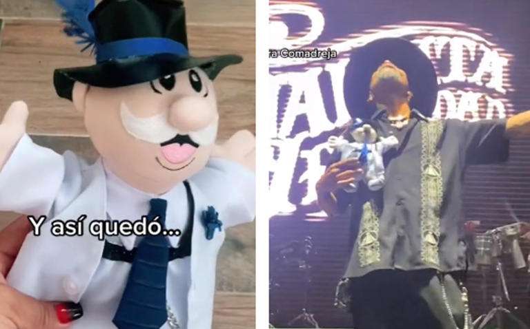 Avientan peluche del Dr. Simi a La Maldita Vecindad