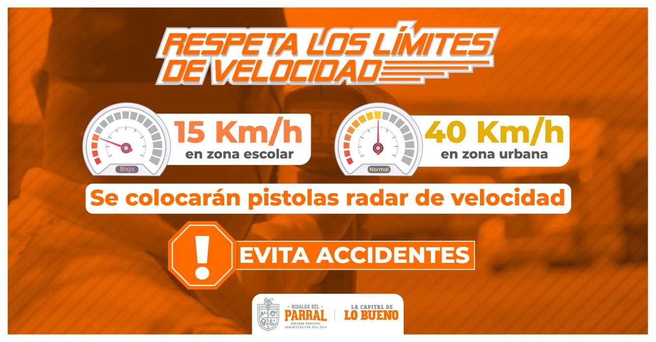 Pondrán en operación pistolas de radar de velocidad para reducir accidentes
