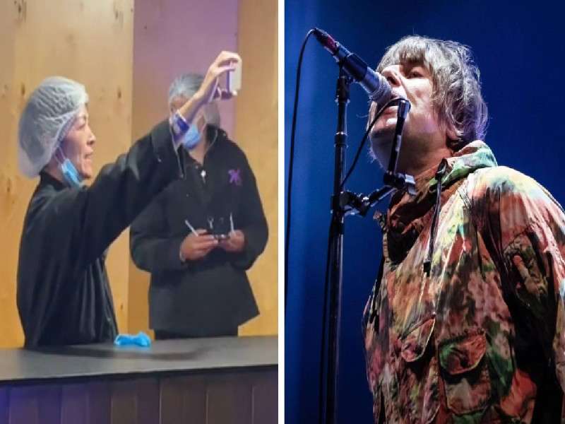 Graban a trabajadora cantando Wonderwall en el Corona Capital 
