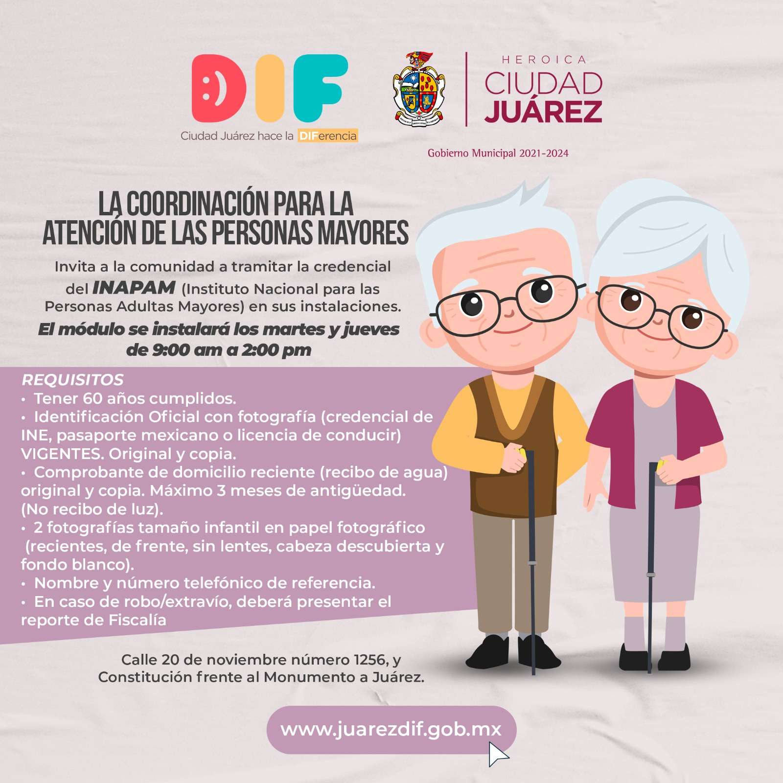 Facilitan expedición de la credencial del INAPAM