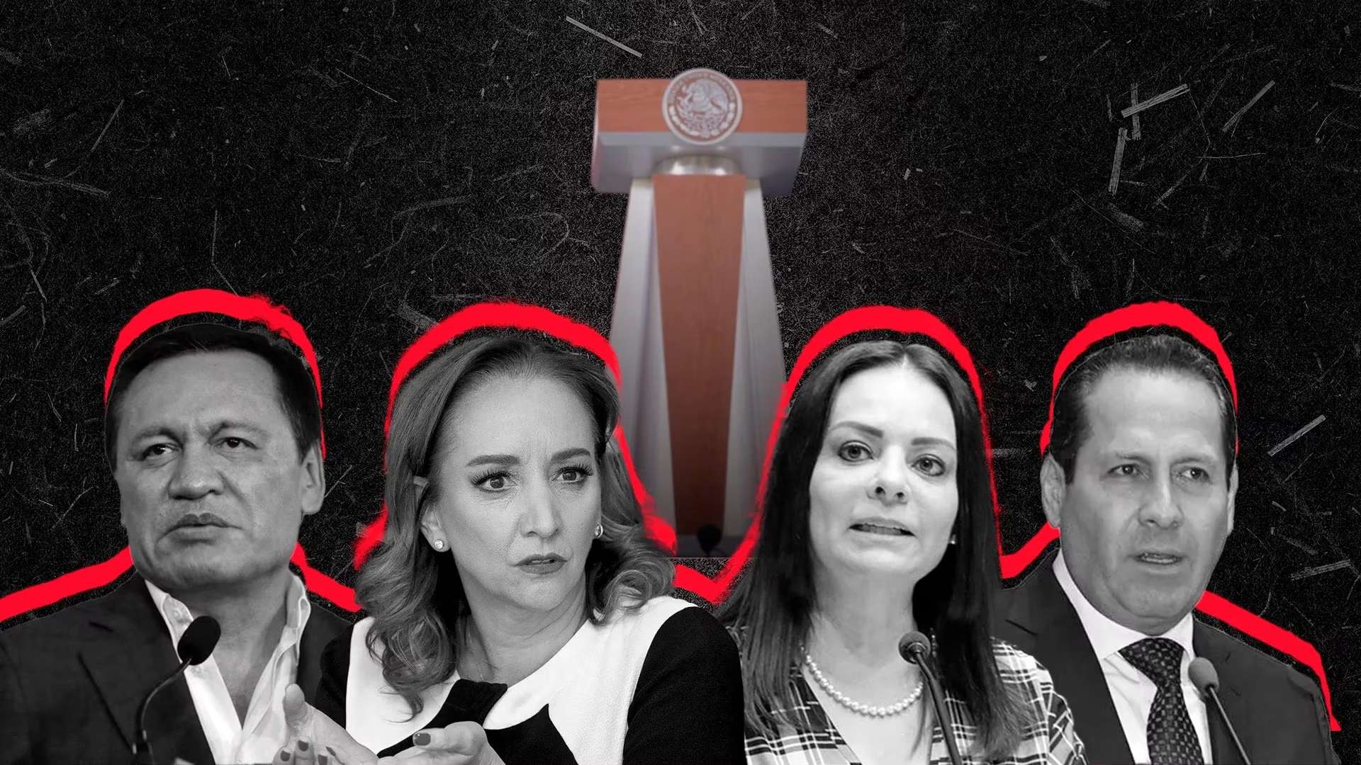 Renuncian Osorio Chong, Claudia Ruiz Massieu, Eruviel Ávila y Nuvia Mayorga al PRI