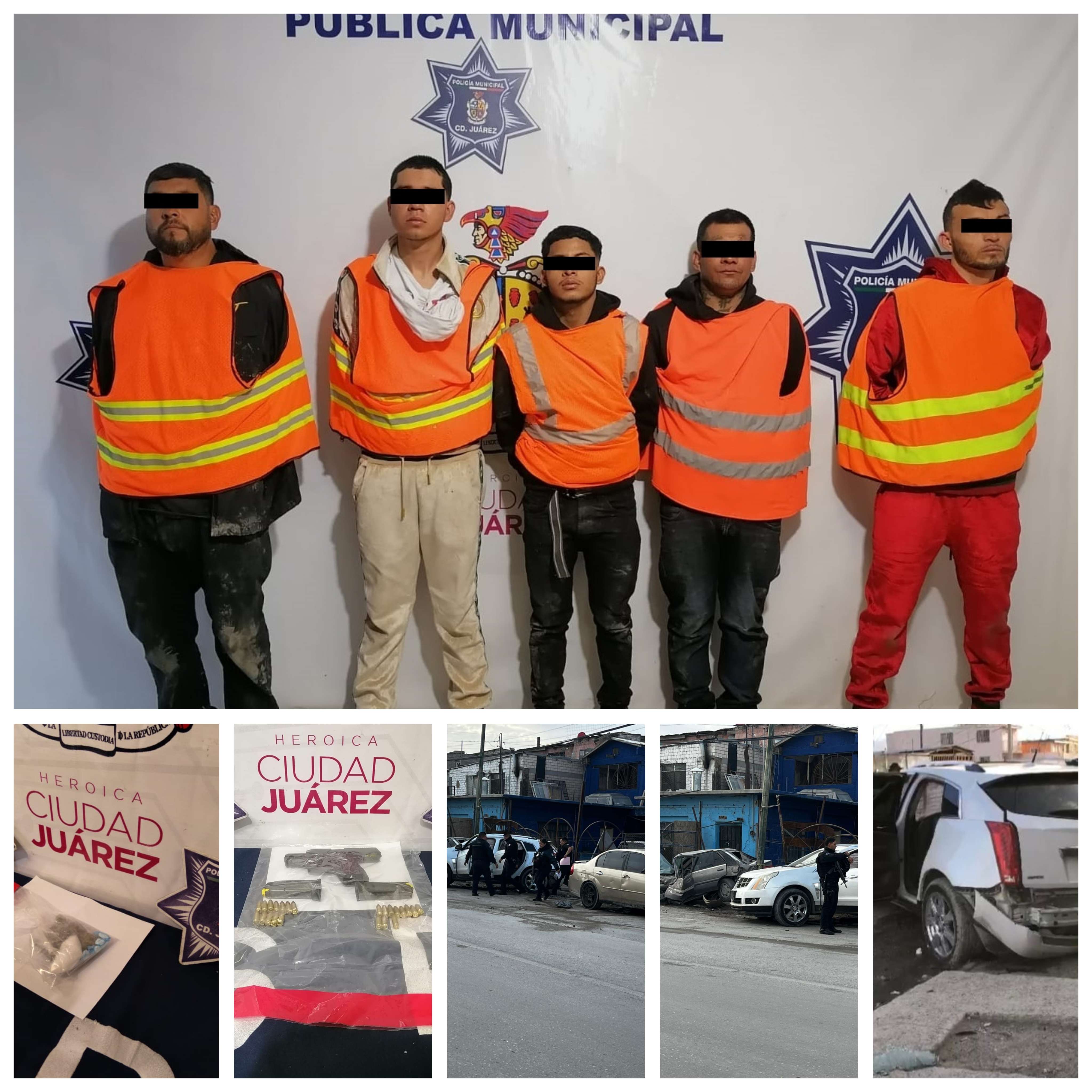 Presentan a presuntos responsables de homicidio en bar del Pronaf