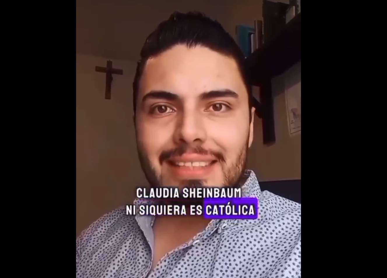 Critican en redes visita de Sheinbaum al Papa y no ser Católica 