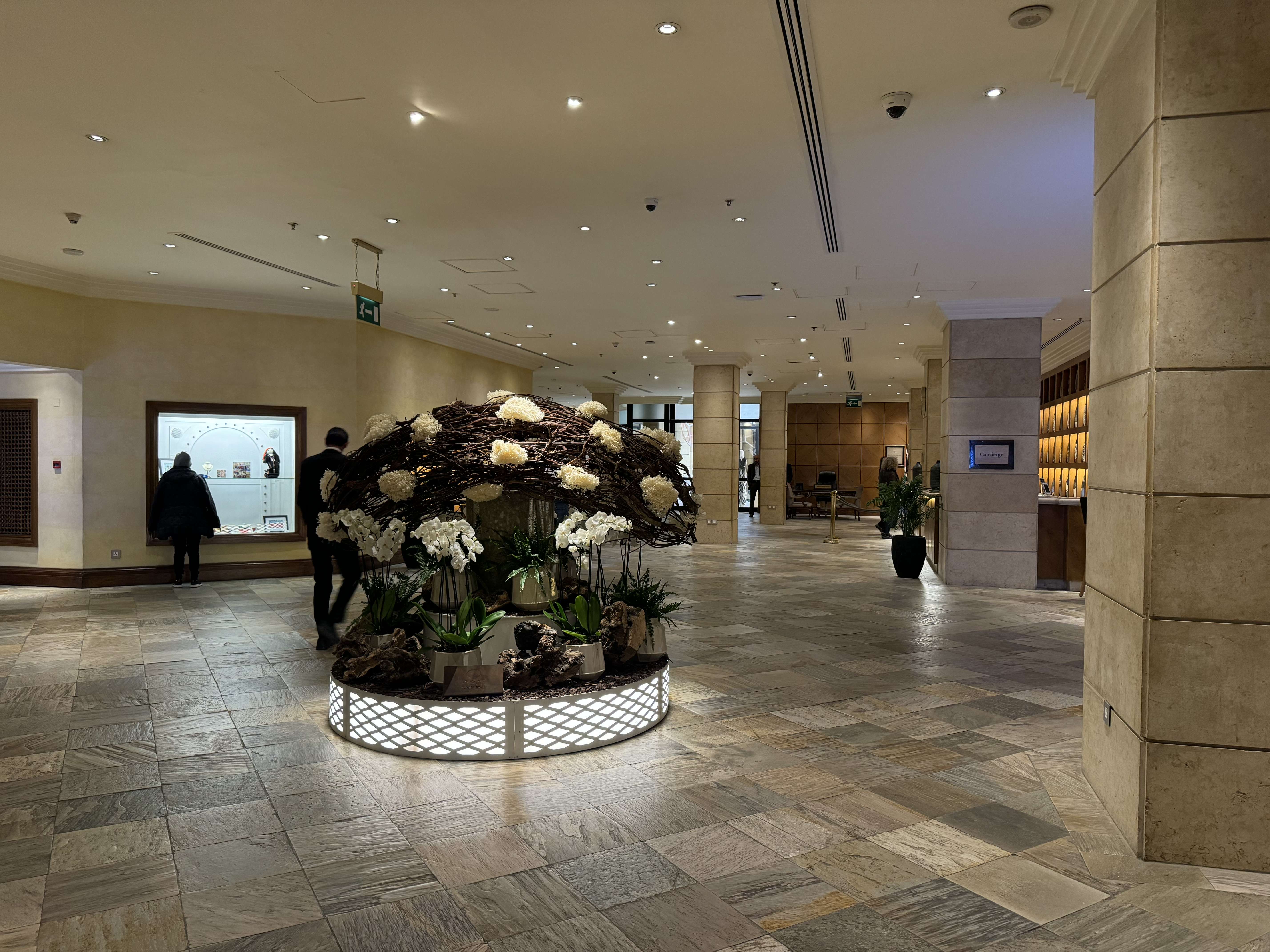 El hall del hotel