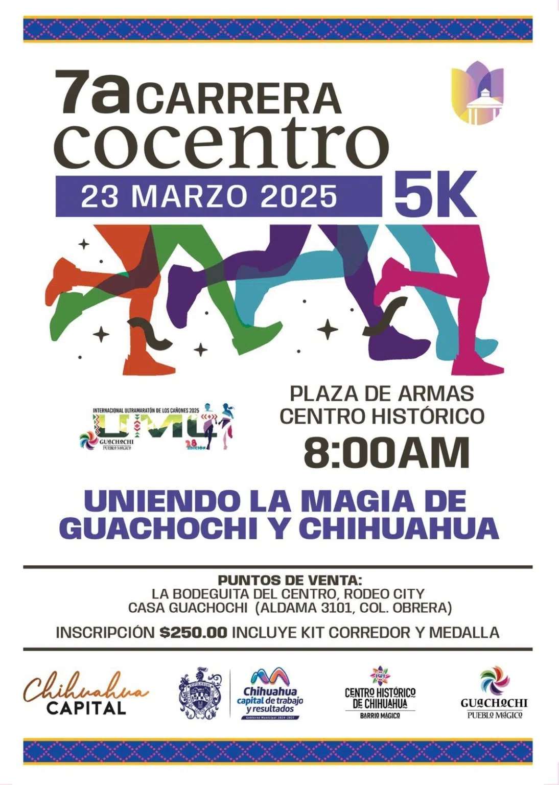 Invitan a participar en la Séptima Edición de la Carrera Cocentro 2025