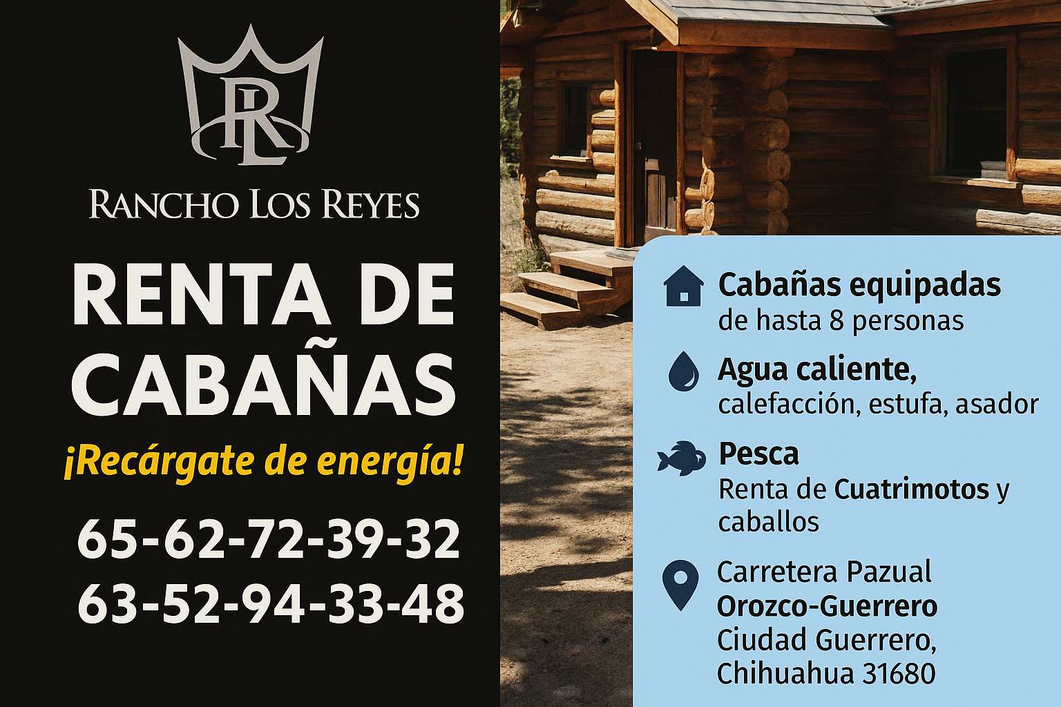 Renta de Cabañas en Rancho Los Reyes