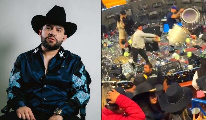 Causan destrozos en palenque de Texcoco durante concierto de Luis R Conriquez
