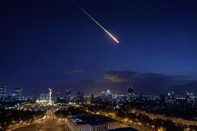 Captan impactante estruendo por paso de meteorito en Cdmx