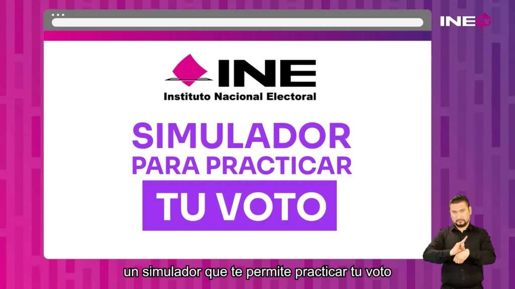 Lanza INE simulador de voto de la elección judicial
