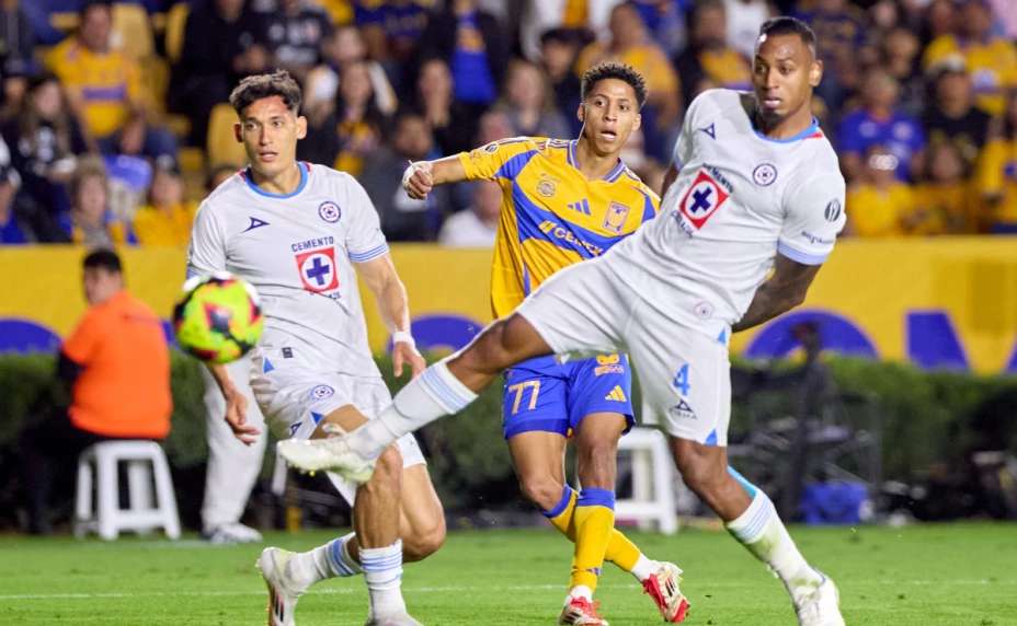 Empatan Tigres y Cruz Azul 1-1 en ida