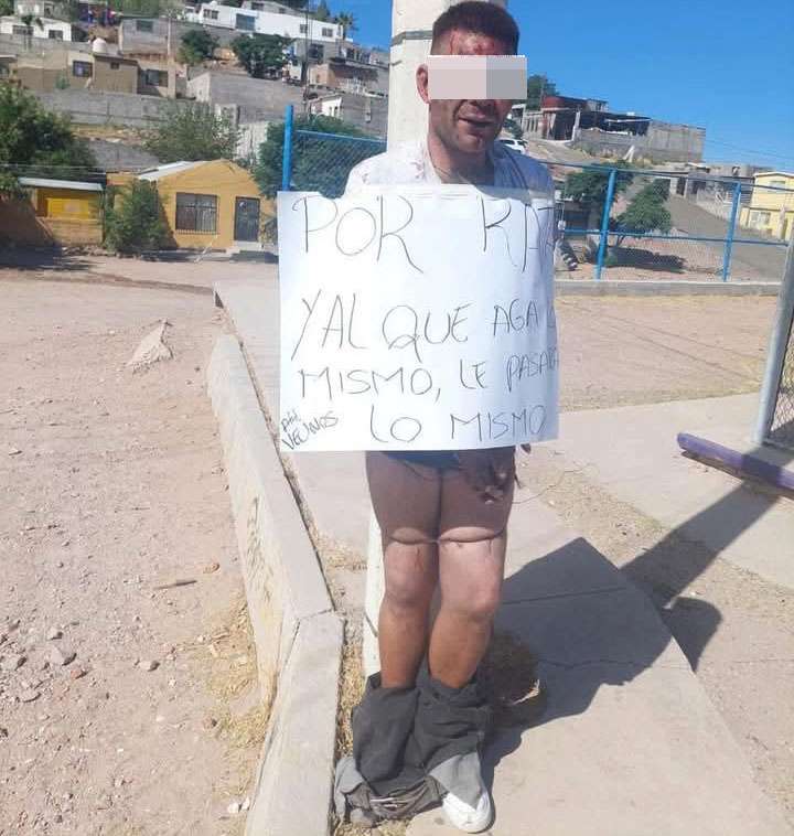 Amarran a presunto ladrón a un poste en la Lealtad