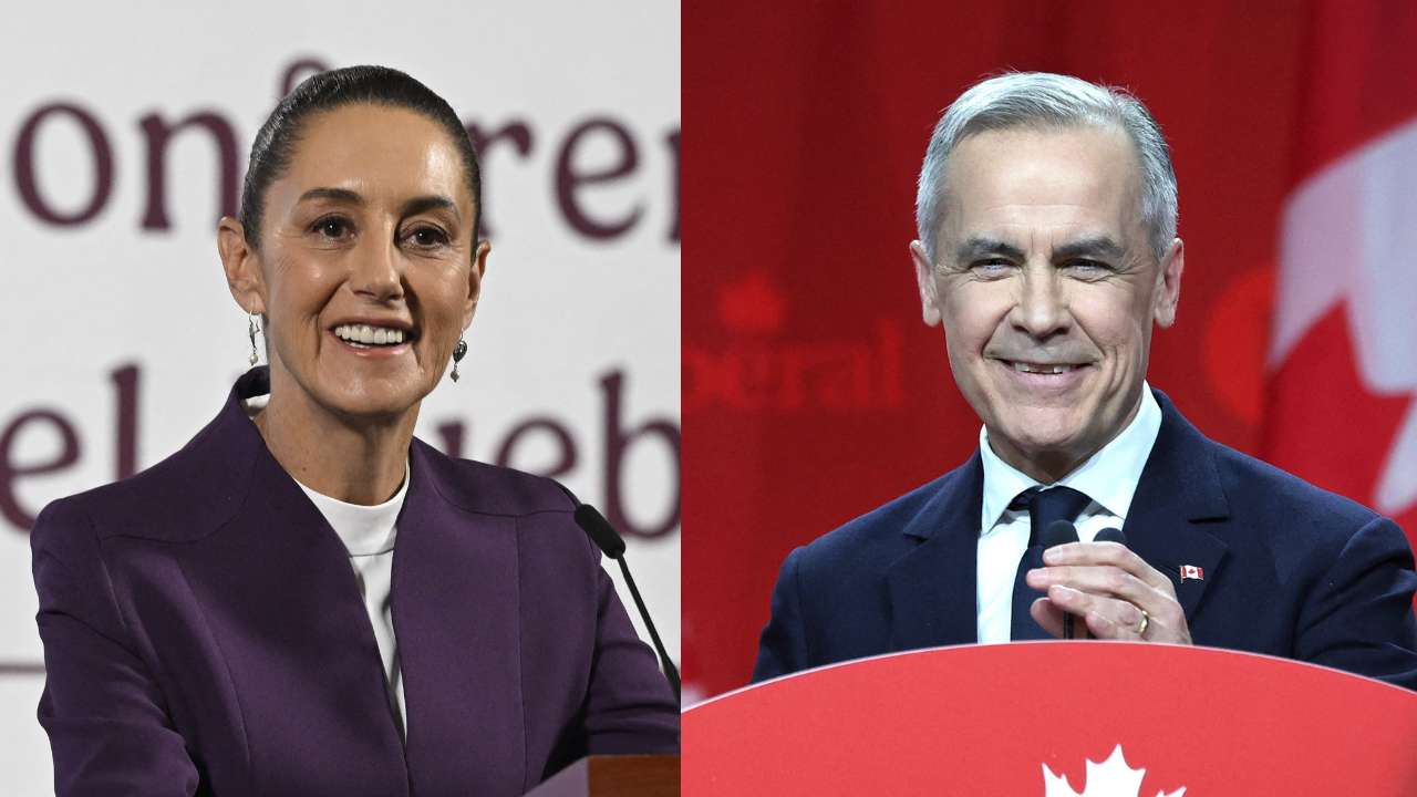 Felicita Sheinbaum a Mark Carney por su victoria en Canadá