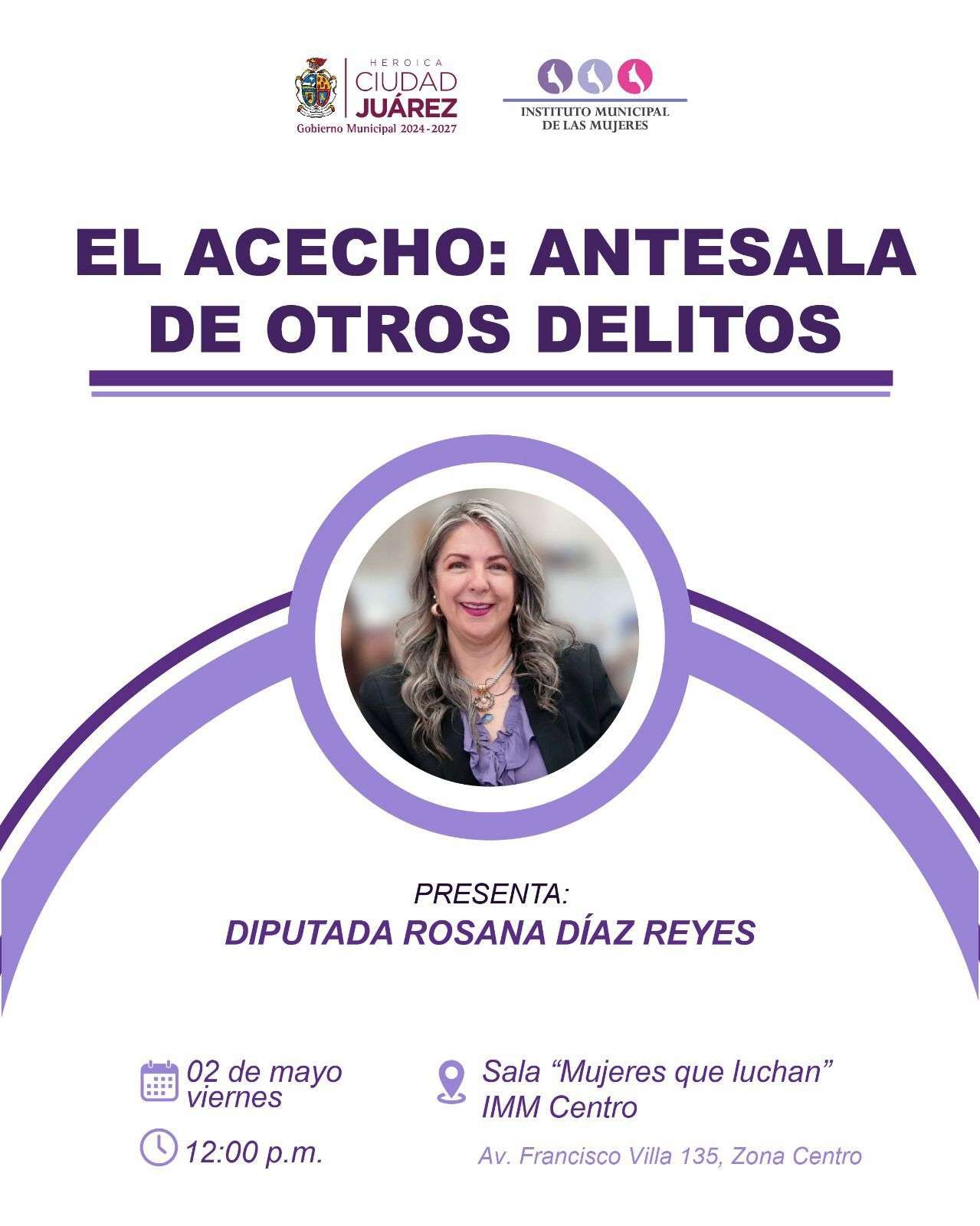 Presentarán conferencia sobre el acecho en Instituto de la Mujer