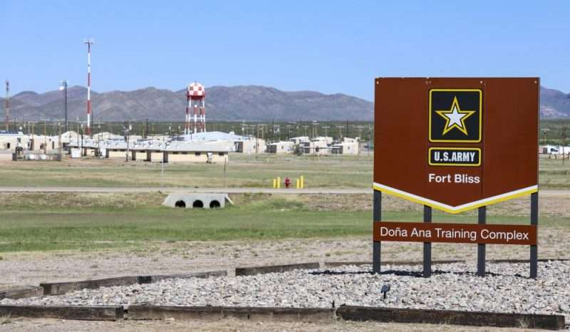 Pone EU otra base militar cerca de El Paso por migrantes