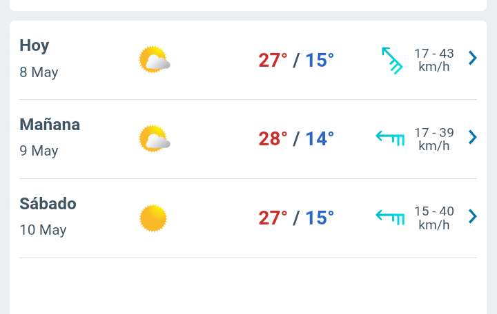 Día con nubes y claros, temperatura hasta 27°C en Juárez
