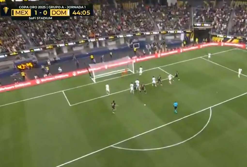 Mete México el primer gol contra República Dominicana