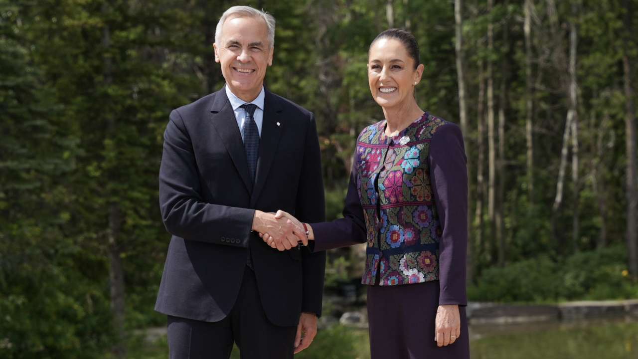 Refuerza Sheinbaum alianzas con Canadá e India durante el G7