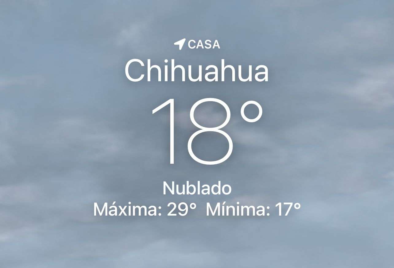Amanece fresco y nuboso con 18 grados centígrados