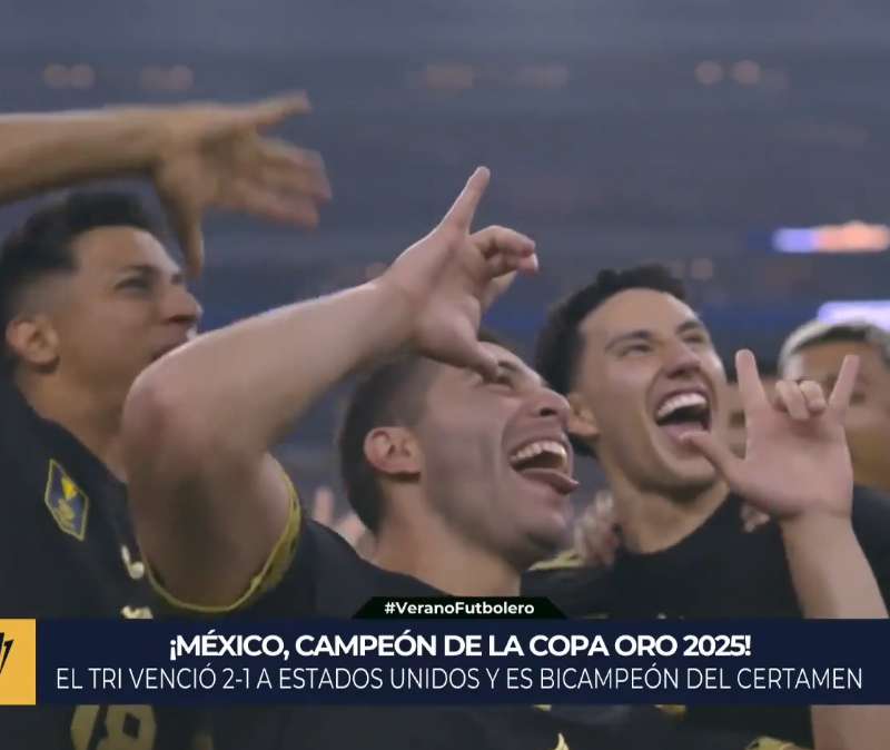 Gana México a EU 2-1 y se convierte en bicampeón de la Copa Oro 