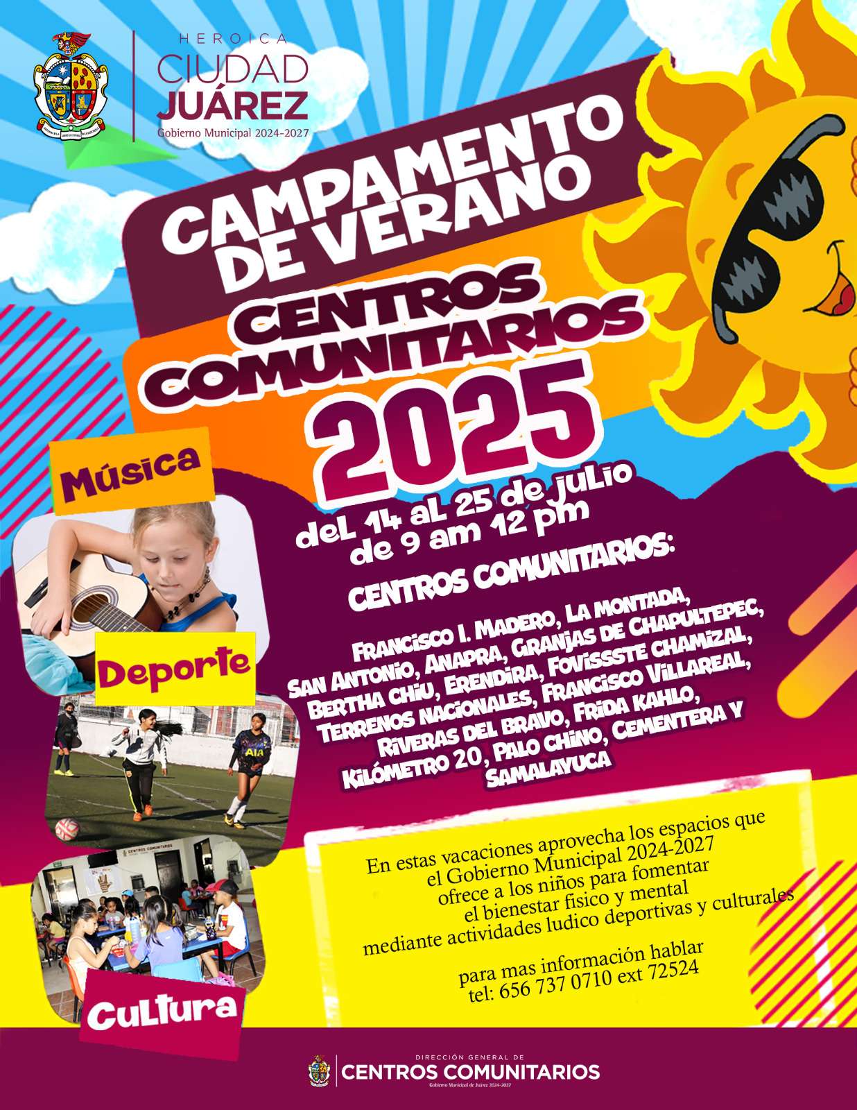 Invita Centros Comunitarios al campamento de verano