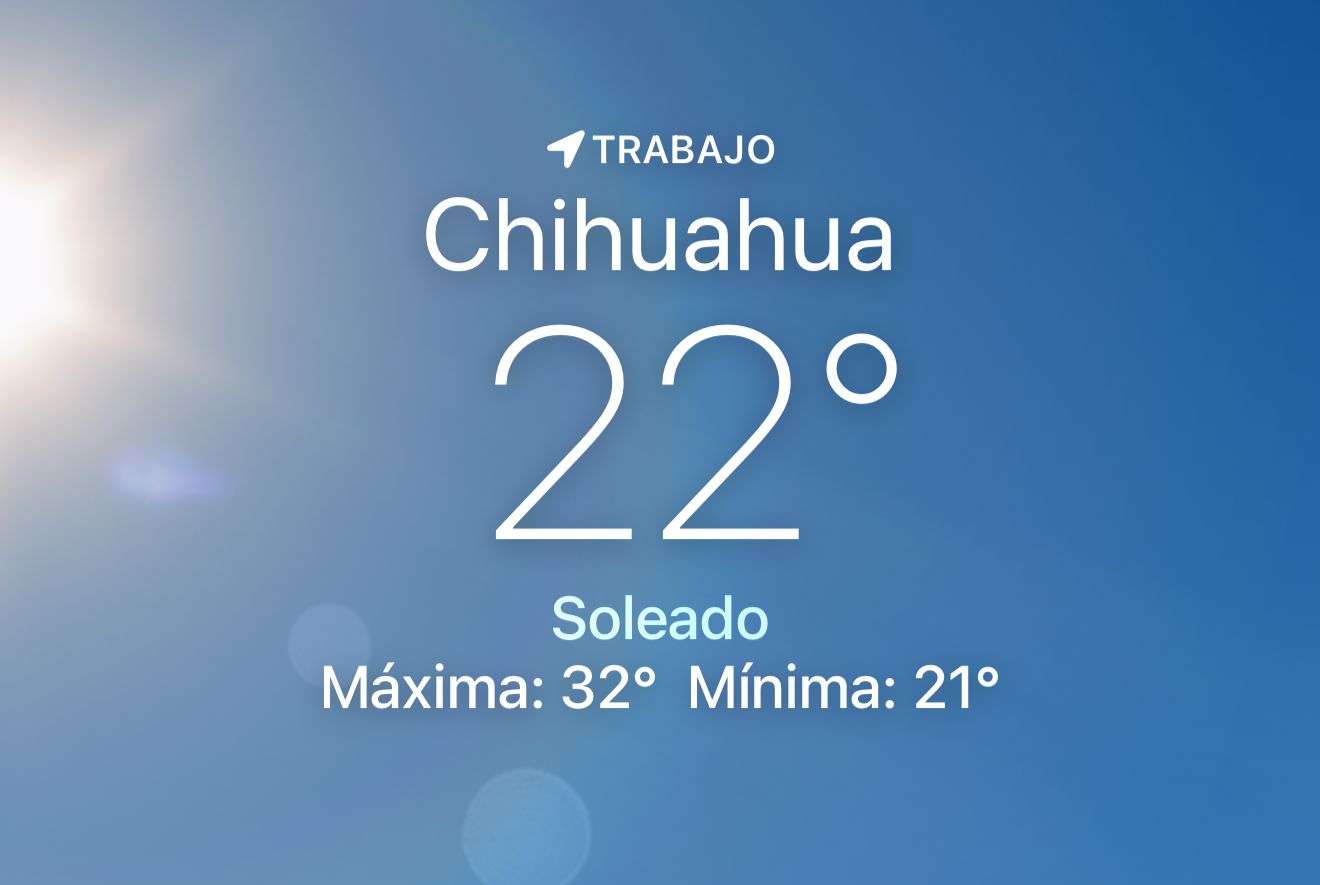 Se espera soleado con máxima de 32 grados centígrados