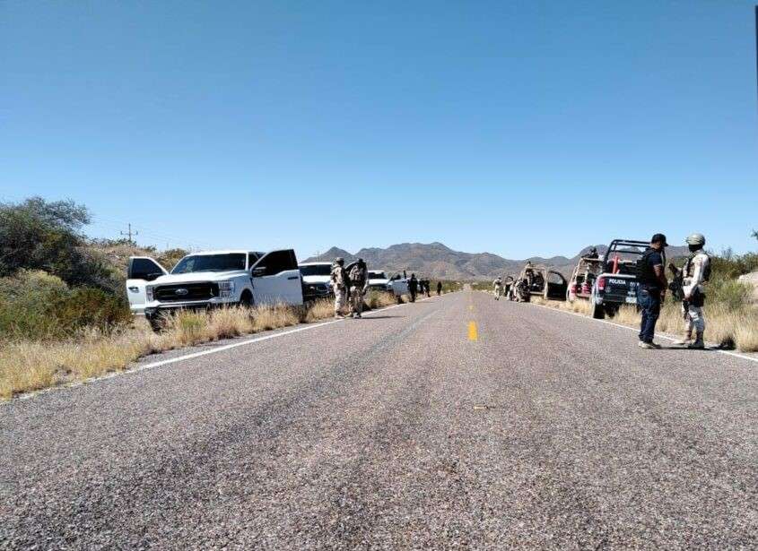 Abandonan malandros troca con armas en Aldama