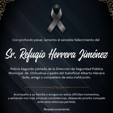 Muere Policía Segundo jubilado de la Dspm