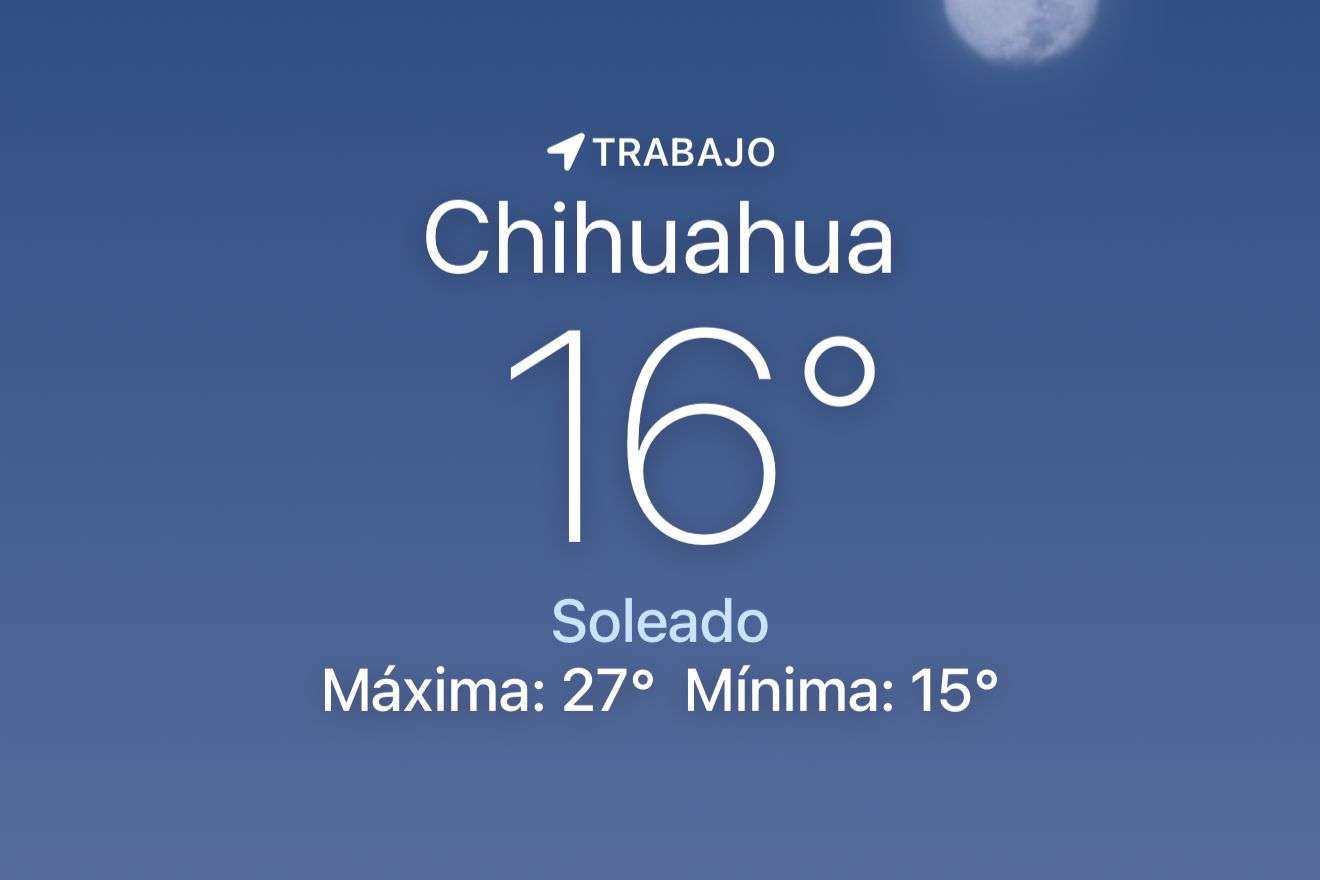 Se espera mañana soleada con temperatura de 16 grados centígrados