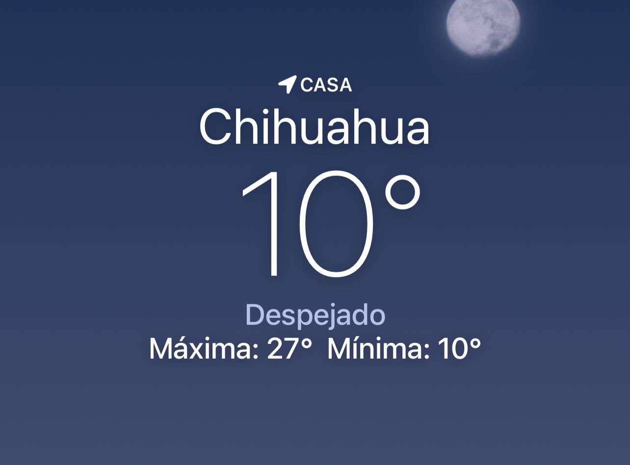 Amanece despejado con temperatura máxima de 27 grados centígrados 