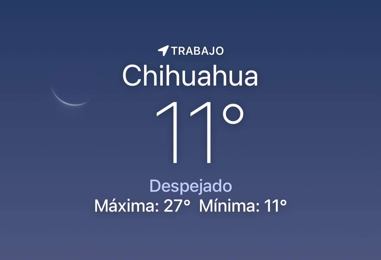 Se espera día despejado y soleado con máxima de 27 grados centígrados 